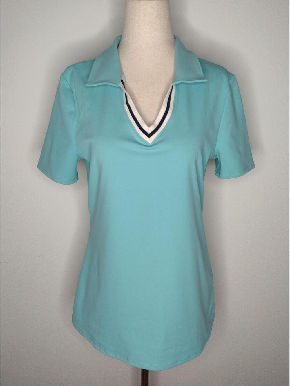 NWT Sincerely Jules Women's Blue/Golf/Tennis Top Size Small